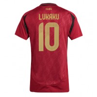 Koszulka piłkarska Belgia Romelu Lukaku #10 Strój Domowy dla kobiety ME 2024 tanio Krótki Rękaw